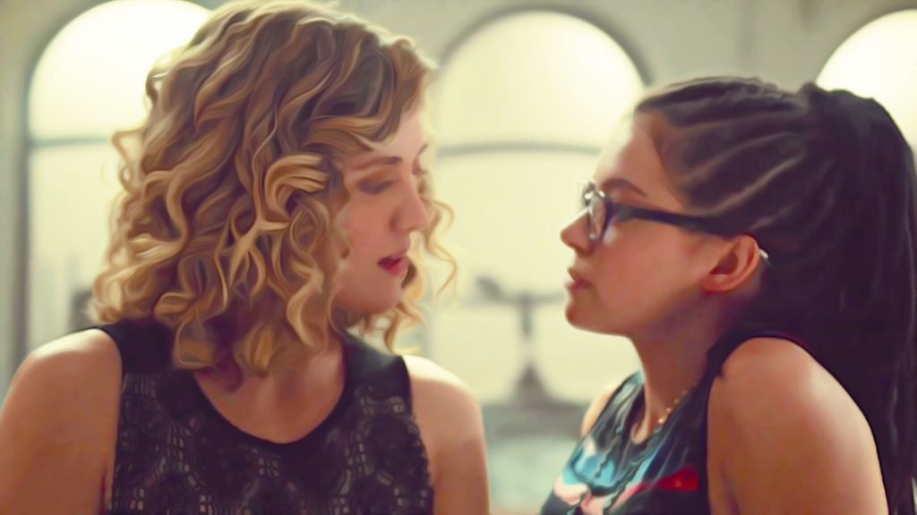 Cosima et Delphine, homosexuelles dans Orphan Black