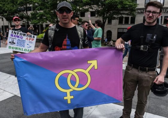 drapeau Straight Pride Boston août 2019